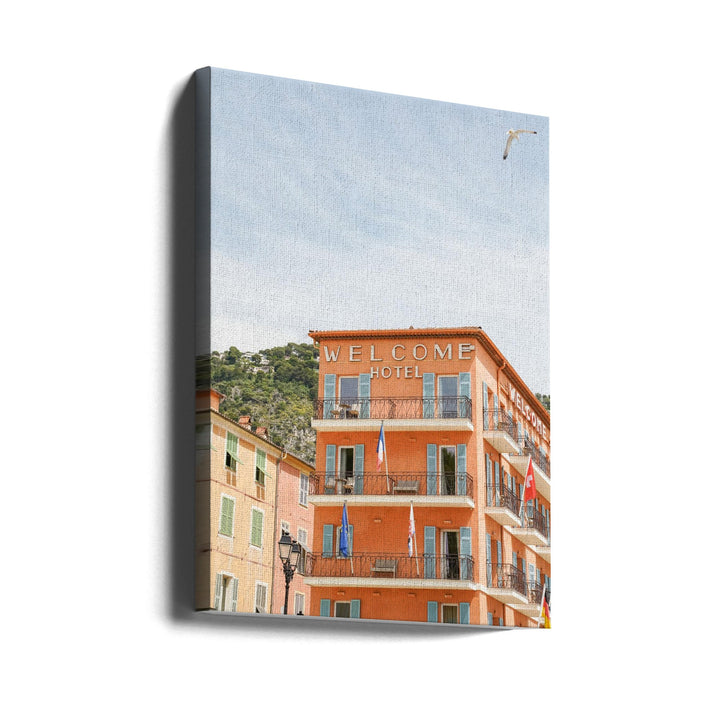 The Welcome Hotel - Stretched Canvas, Poster or Fine Art Print I Heart Wall Art