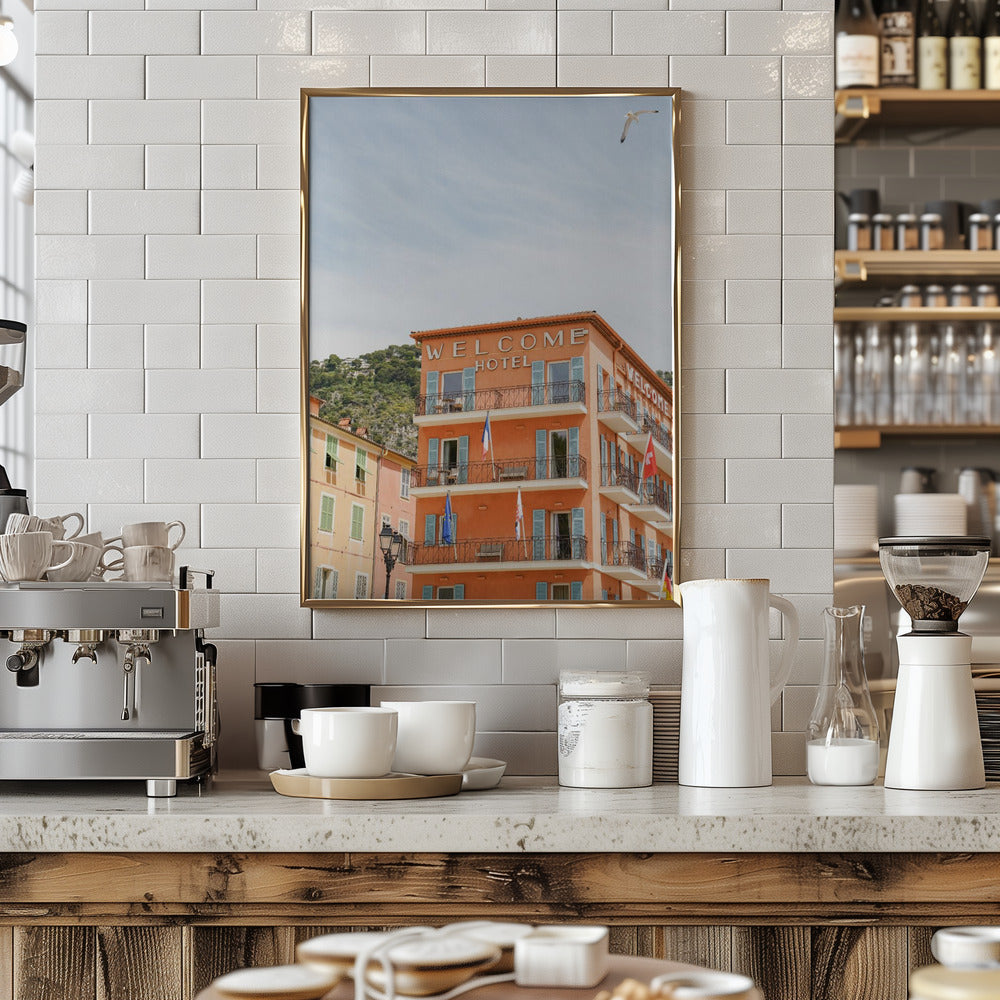 The Welcome Hotel - Stretched Canvas, Poster or Fine Art Print I Heart Wall Art