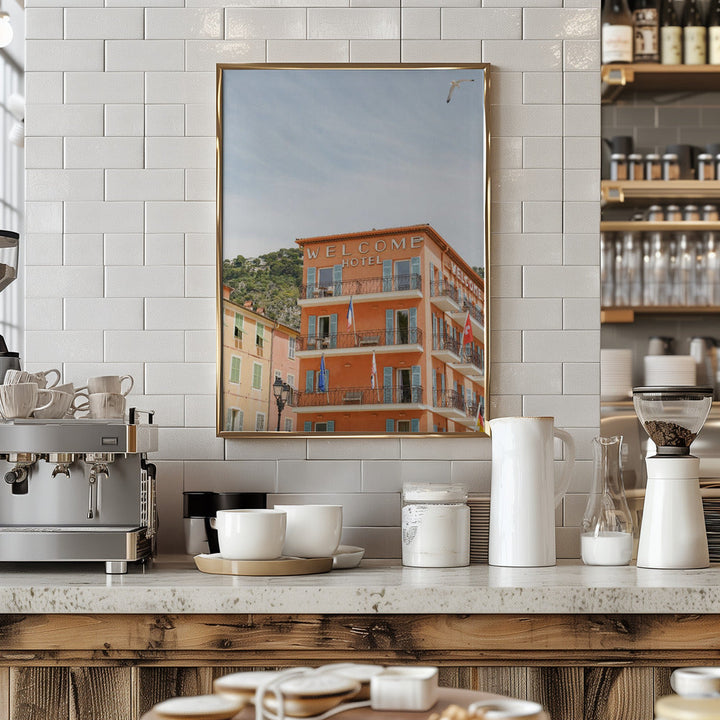 The Welcome Hotel - Stretched Canvas, Poster or Fine Art Print I Heart Wall Art