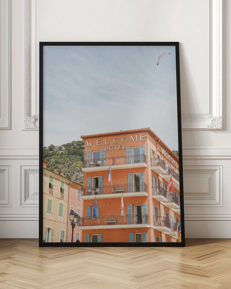 The Welcome Hotel - Stretched Canvas, Poster or Fine Art Print I Heart Wall Art