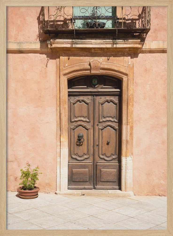 The Wooden Door - Stretched Canvas, Poster or Fine Art Print I Heart Wall Art