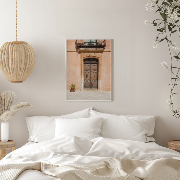 The Wooden Door - Stretched Canvas, Poster or Fine Art Print I Heart Wall Art