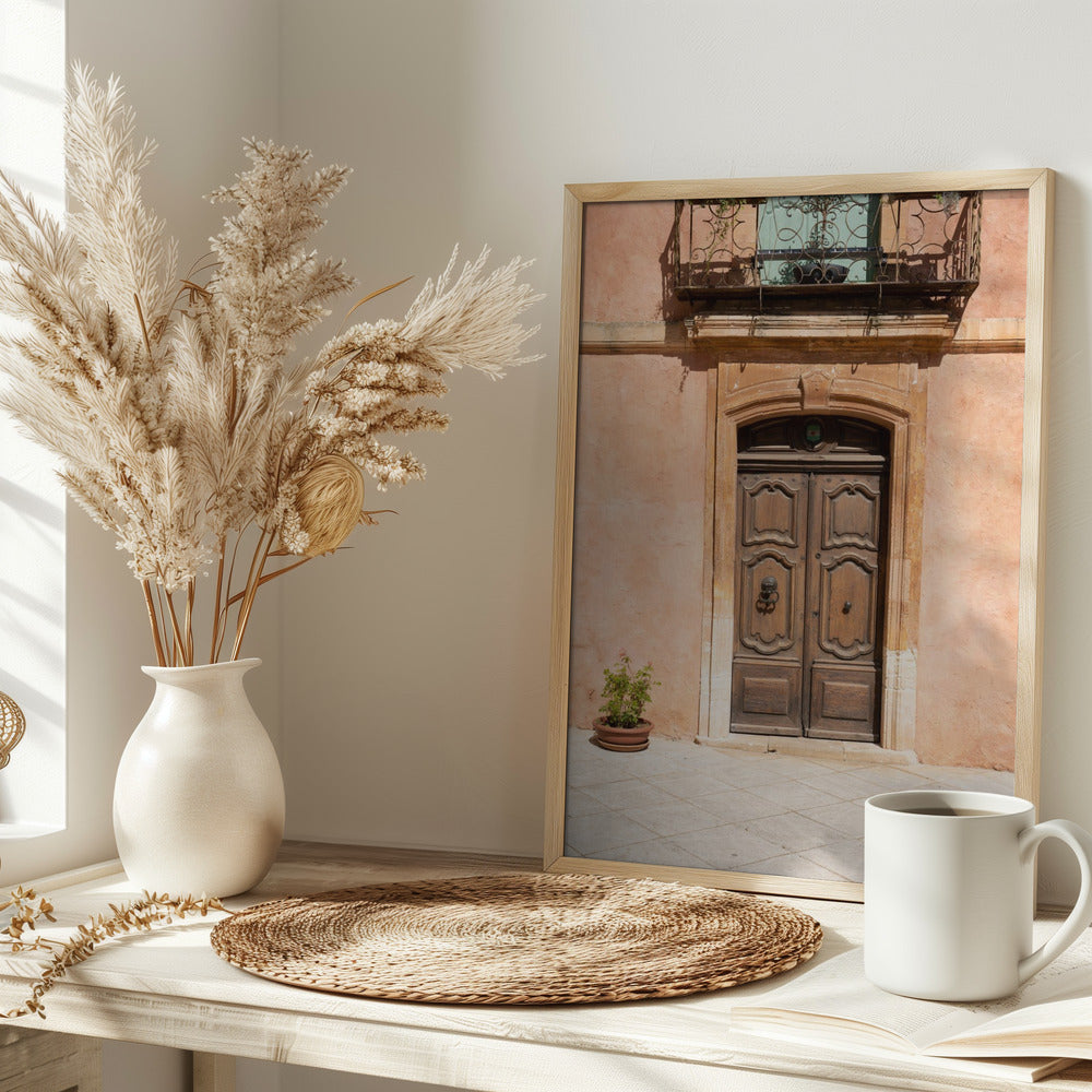 The Wooden Door - Stretched Canvas, Poster or Fine Art Print I Heart Wall Art