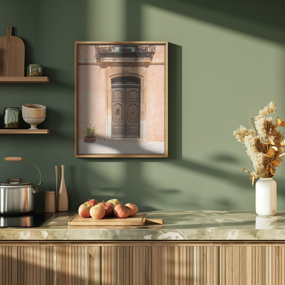 The Wooden Door - Stretched Canvas, Poster or Fine Art Print I Heart Wall Art