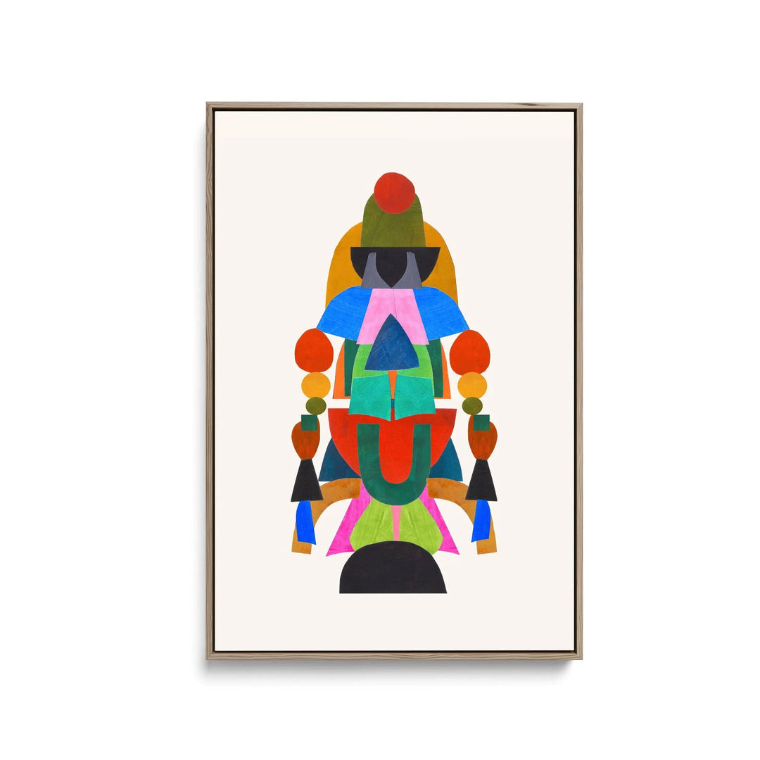 The Woven Man by Ejaaz Haniff - Stretched Canvas Print or Framed Fine Art Print - Artwork I Heart Wall Art Australia 