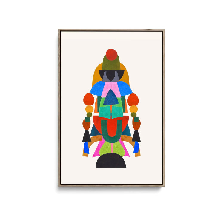 The Woven Man by Ejaaz Haniff - Stretched Canvas Print or Framed Fine Art Print - Artwork I Heart Wall Art Australia 