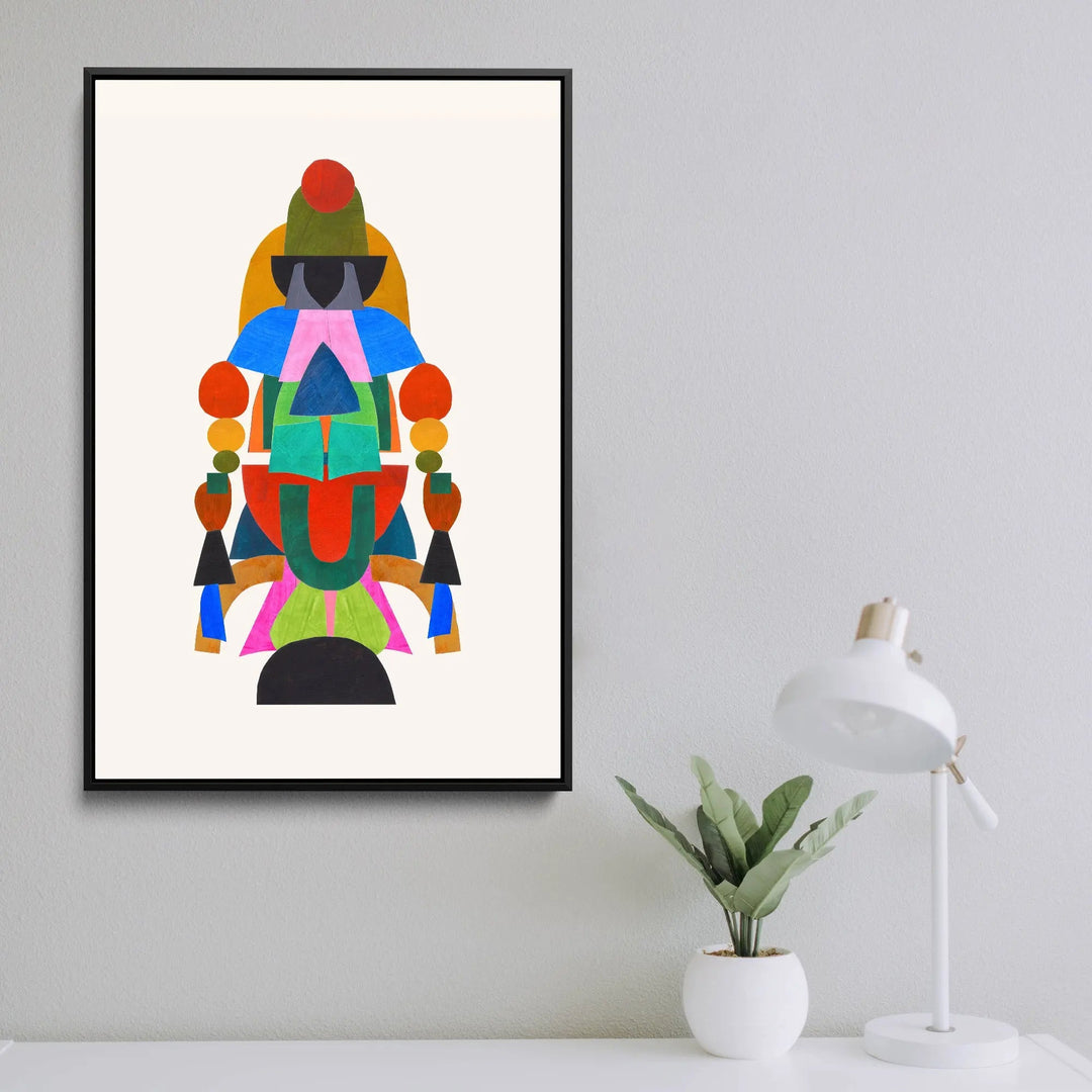The Woven Man by Ejaaz Haniff - Stretched Canvas Print or Framed Fine Art Print - Artwork I Heart Wall Art Australia 