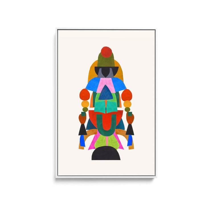 The Woven Man by Ejaaz Haniff - Stretched Canvas Print or Framed Fine Art Print - Artwork I Heart Wall Art Australia 