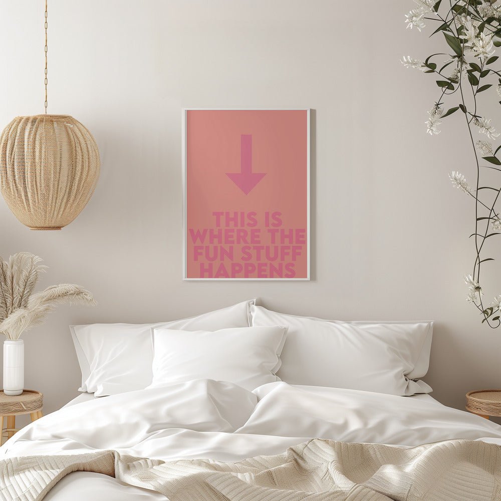 This Is Fun - Stretched Canvas, Poster or Fine Art Print - I Heart Wall Art - Poster Print, Canvas Print or Framed Art Print