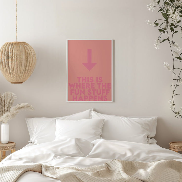 This Is Fun - Stretched Canvas, Poster or Fine Art Print - I Heart Wall Art - Poster Print, Canvas Print or Framed Art Print