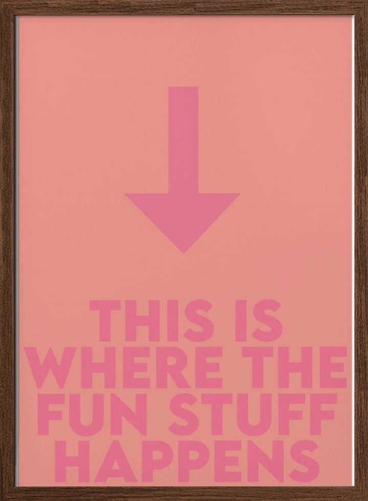 This Is Fun - Stretched Canvas, Poster or Fine Art Print - I Heart Wall Art - Poster Print, Canvas Print or Framed Art Print