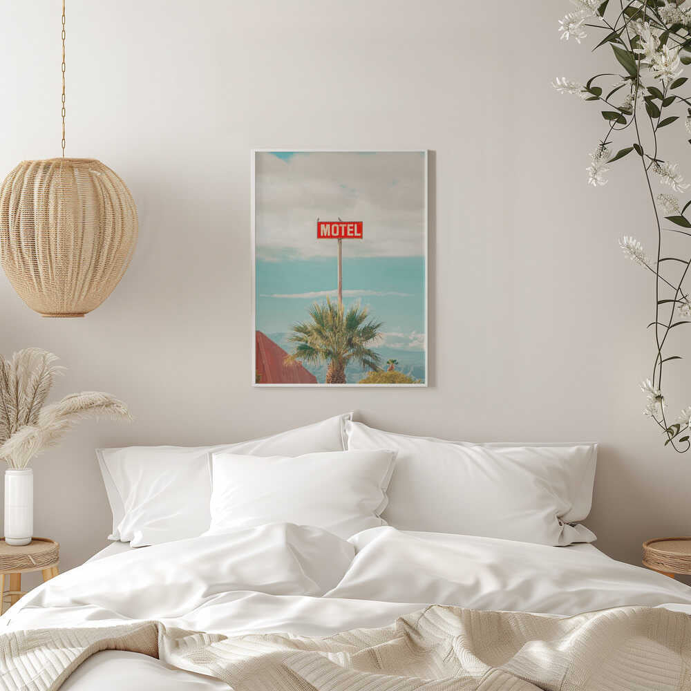 This Motel is for the Birds - Stretched Canvas, Poster or Fine Art Print - I Heart Wall Art - Poster Print, Canvas Print or Framed Art Print