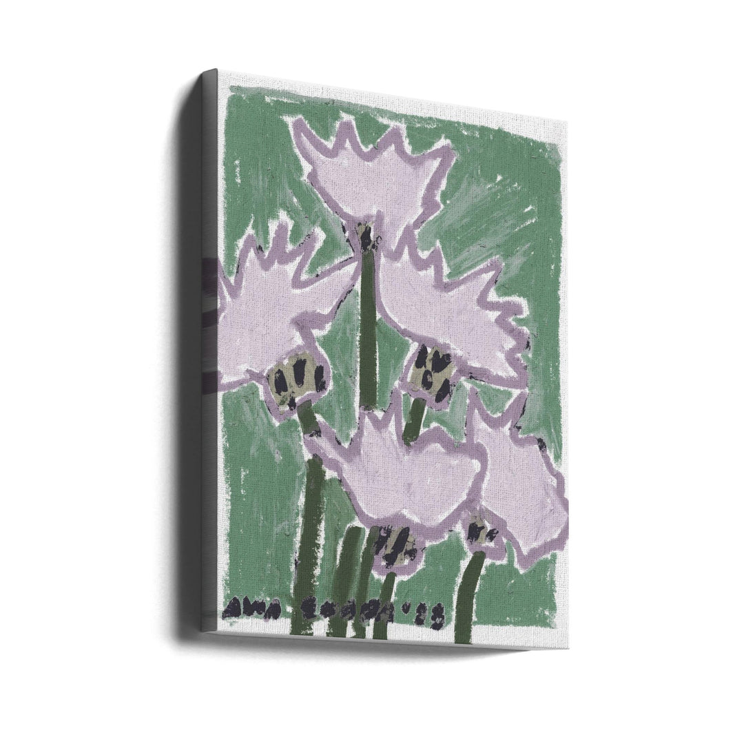 Thistle Pastel - Stretched Canvas, Poster or Fine Art Print I Heart Wall Art