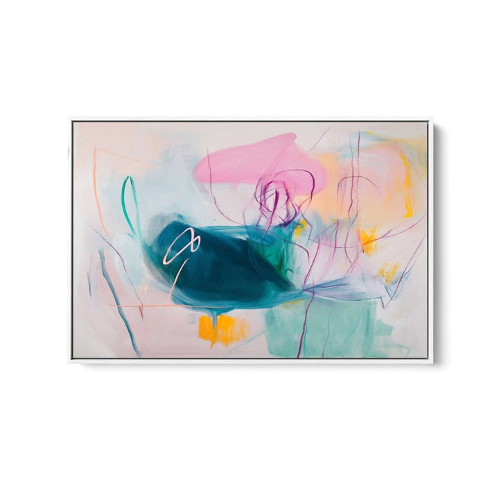 Those Days Never Mattered - Colourful Abstract Art Print - I Heart Wall Art - Poster Print, Canvas Print or Framed Art Print