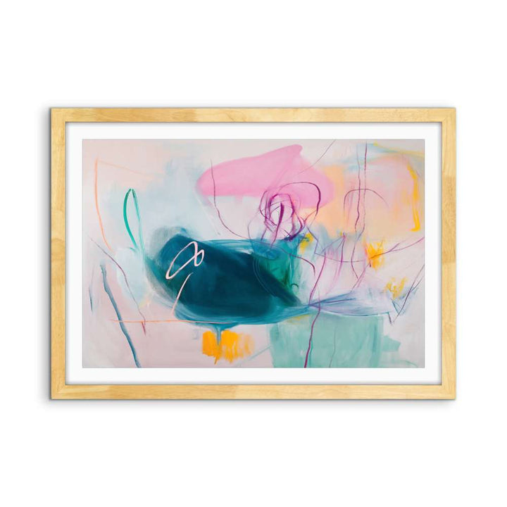 Those Days Never Mattered - Colourful Abstract Art Print - I Heart Wall Art - Poster Print, Canvas Print or Framed Art Print