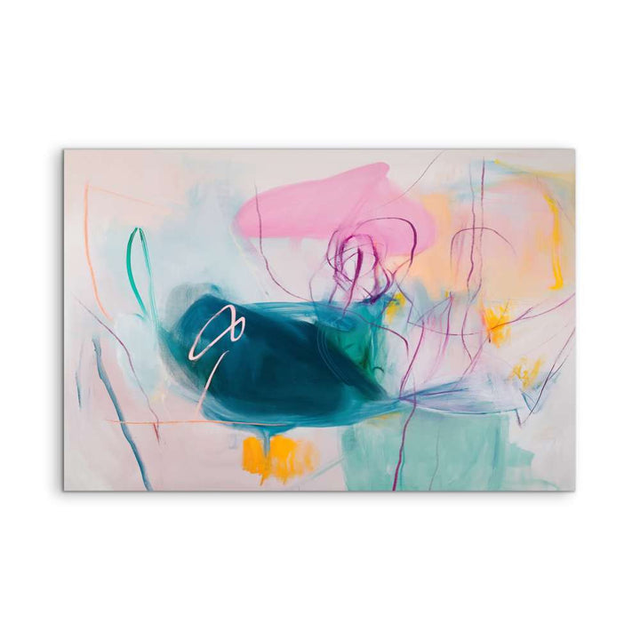 Those Days Never Mattered - Colourful Abstract Art Print - I Heart Wall Art - Poster Print, Canvas Print or Framed Art Print