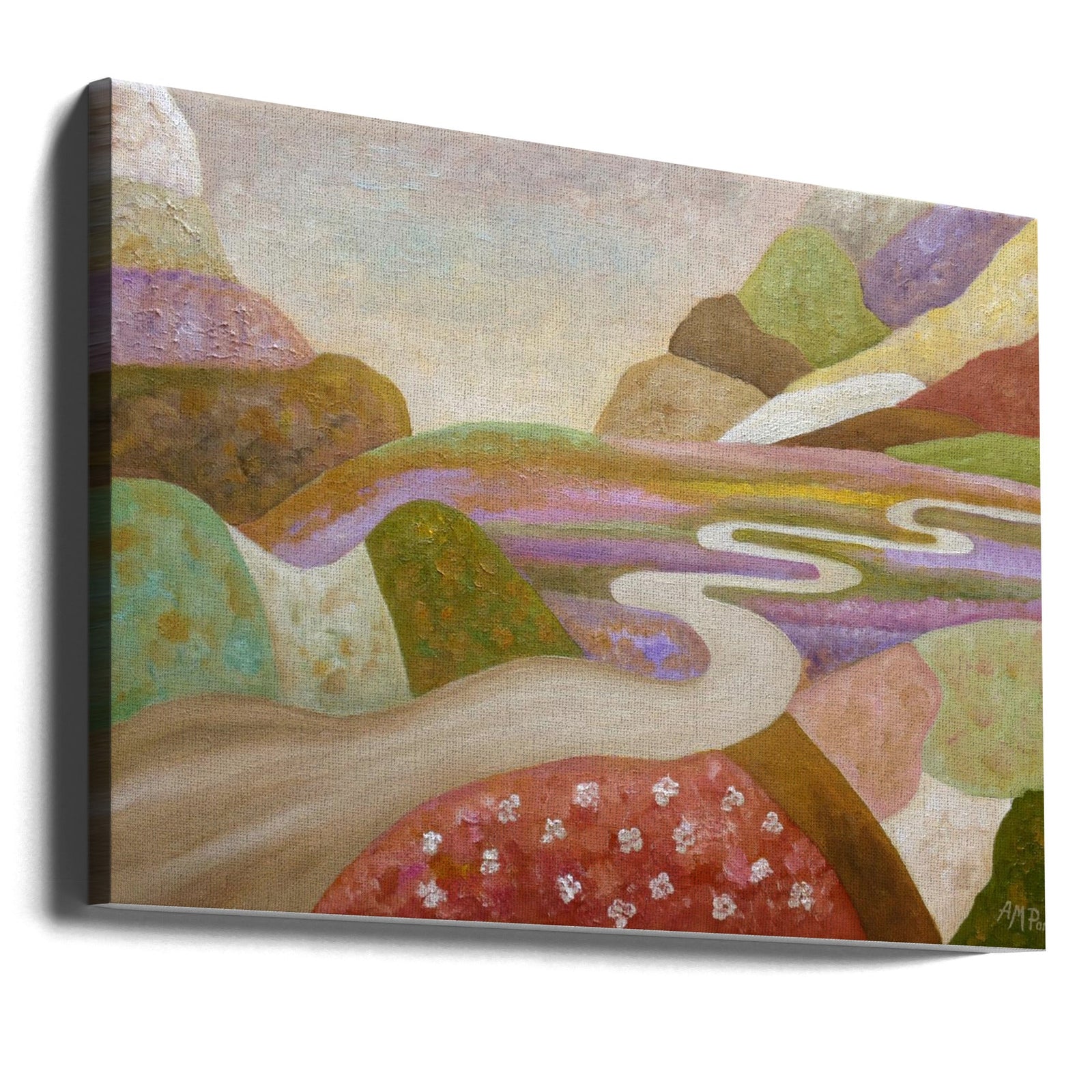 Through the Lull Fields - Stretched Canvas, Poster or Fine Art Print I Heart Wall Art