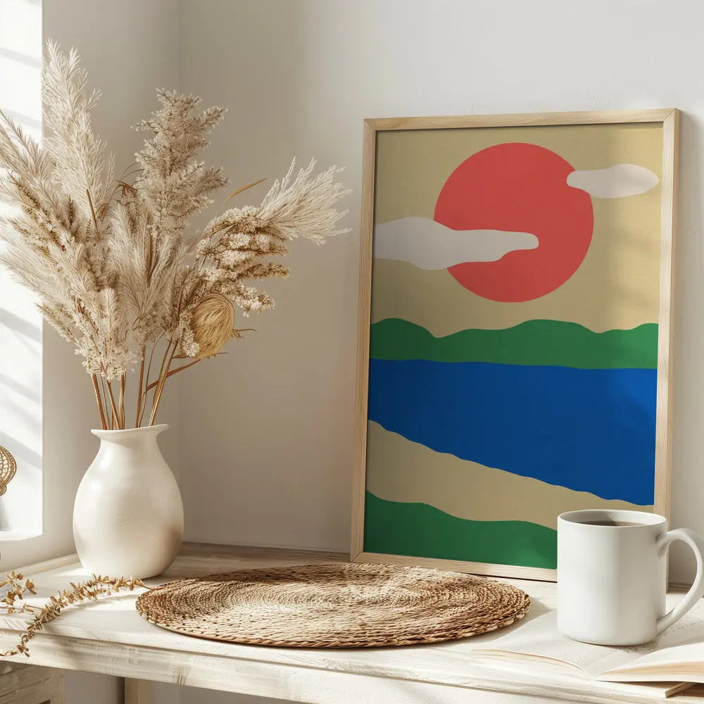 Thuringia Summer - Stretched Canvas, Poster or Fine Art Print I Heart Wall Art