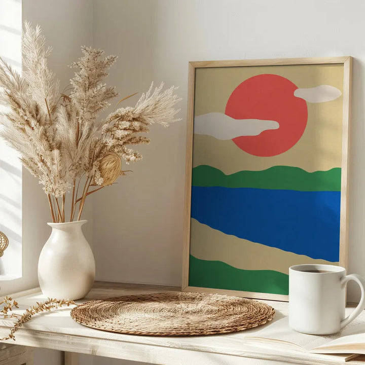 Thuringia Summer - Stretched Canvas, Poster or Fine Art Print I Heart Wall Art