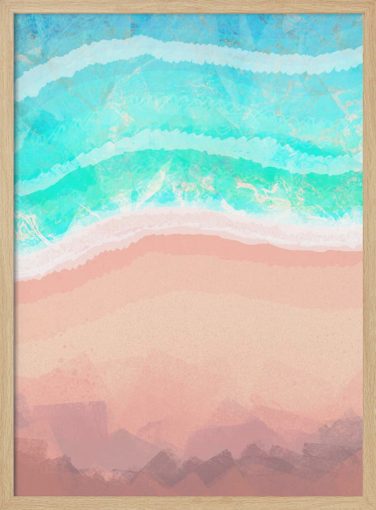 Tide of the sea - Stretched Canvas, Poster or Fine Art Print I Heart Wall Art