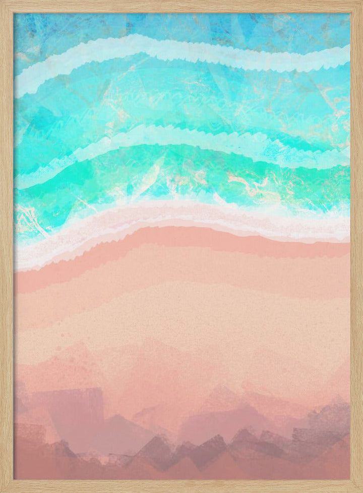 Tide of the sea - Stretched Canvas, Poster or Fine Art Print I Heart Wall Art