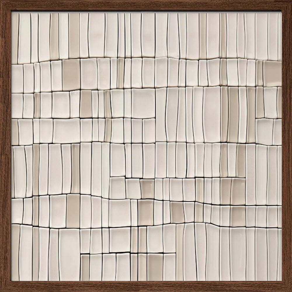 Tiles nº2 - Square Stretched Canvas, Poster or Fine Art Print I Heart Wall Art