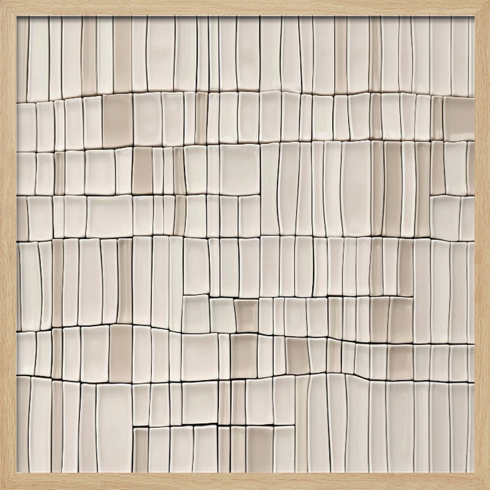 Tiles nº2 - Square Stretched Canvas, Poster or Fine Art Print I Heart Wall Art