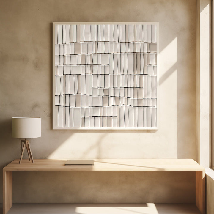 Tiles nº2 - Square Stretched Canvas, Poster or Fine Art Print I Heart Wall Art
