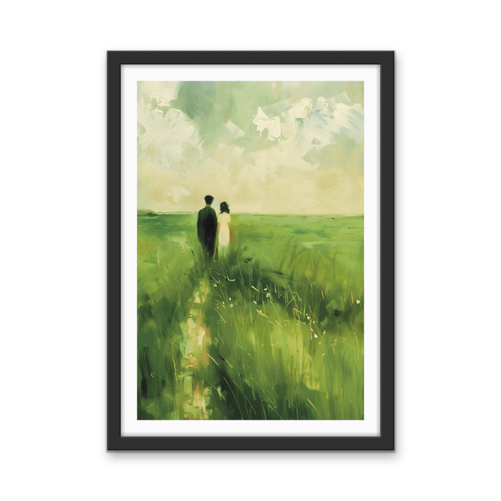 Together At Last - Countryside Love, Stretched Canvas or Wall Art Print - I Heart Wall Art - Poster Print, Canvas Print or Framed Art Print