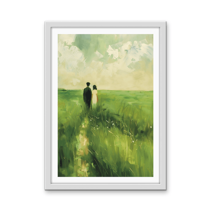 Together At Last - Countryside Love, Stretched Canvas or Wall Art Print - I Heart Wall Art - Poster Print, Canvas Print or Framed Art Print