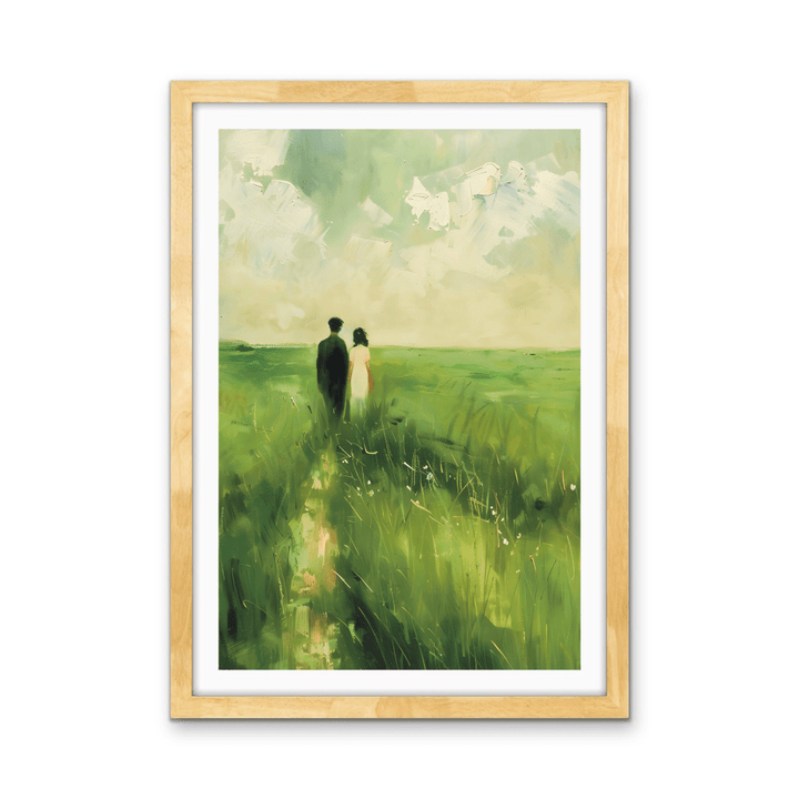 Together At Last - Countryside Love, Stretched Canvas or Wall Art Print - I Heart Wall Art - Poster Print, Canvas Print or Framed Art Print