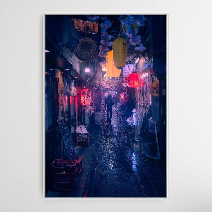 Tokyo Blue Rain by Javier De La I Heart Wall Art Australia 