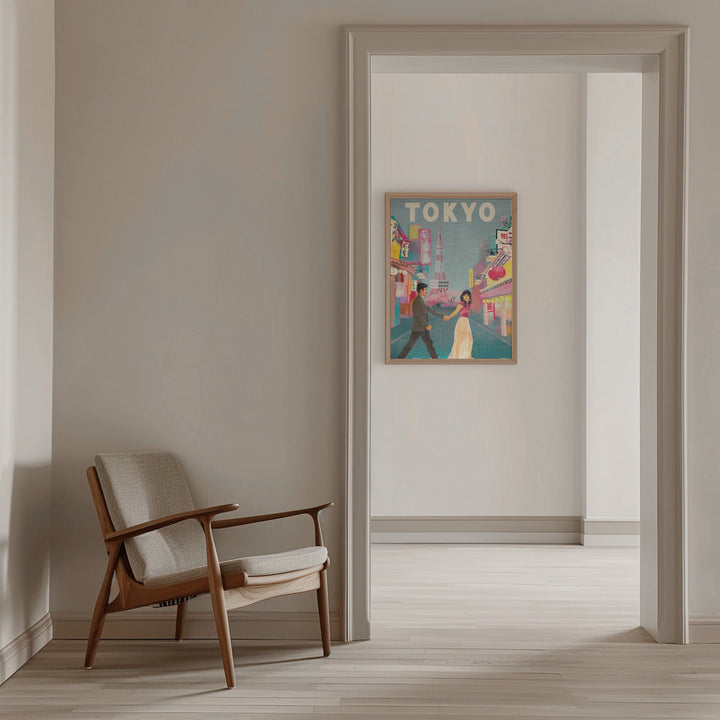 Tokyo Japan Travel Art - Stretched Canvas, Poster or Fine Art Print I Heart Wall Art