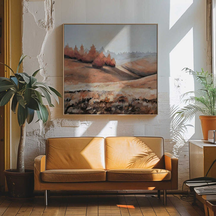 Tonal Fall - Square Stretched Canvas, Poster or Fine Art Print - I Heart Wall Art - Poster Print, Canvas Print or Framed Art Print