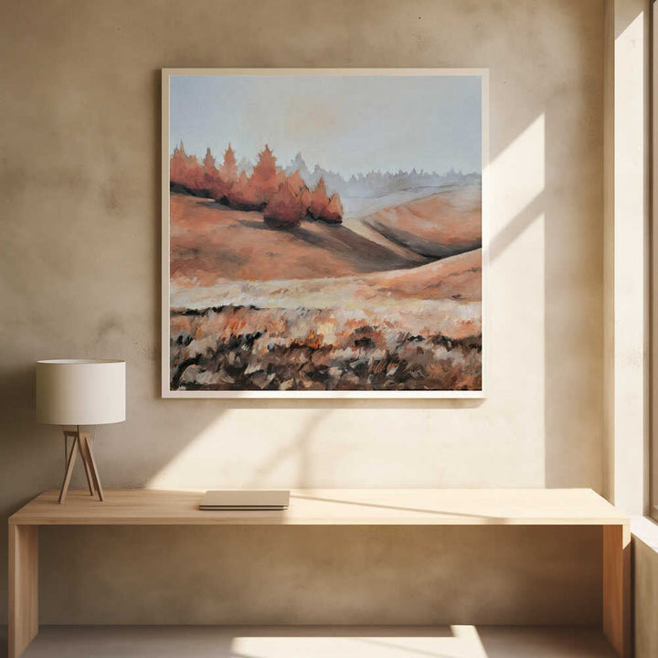 Tonal Fall - Square Stretched Canvas, Poster or Fine Art Print - I Heart Wall Art - Poster Print, Canvas Print or Framed Art Print