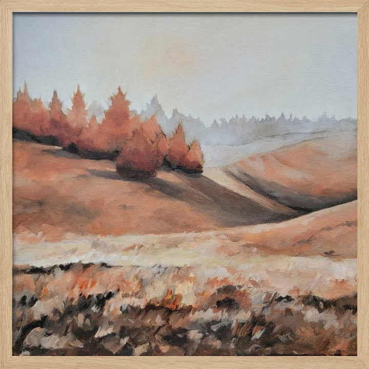 Tonal Fall - Square Stretched Canvas, Poster or Fine Art Print - I Heart Wall Art - Poster Print, Canvas Print or Framed Art Print
