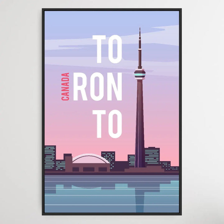 Toronto - Vintage Style Travel Print - I Heart Wall Art
