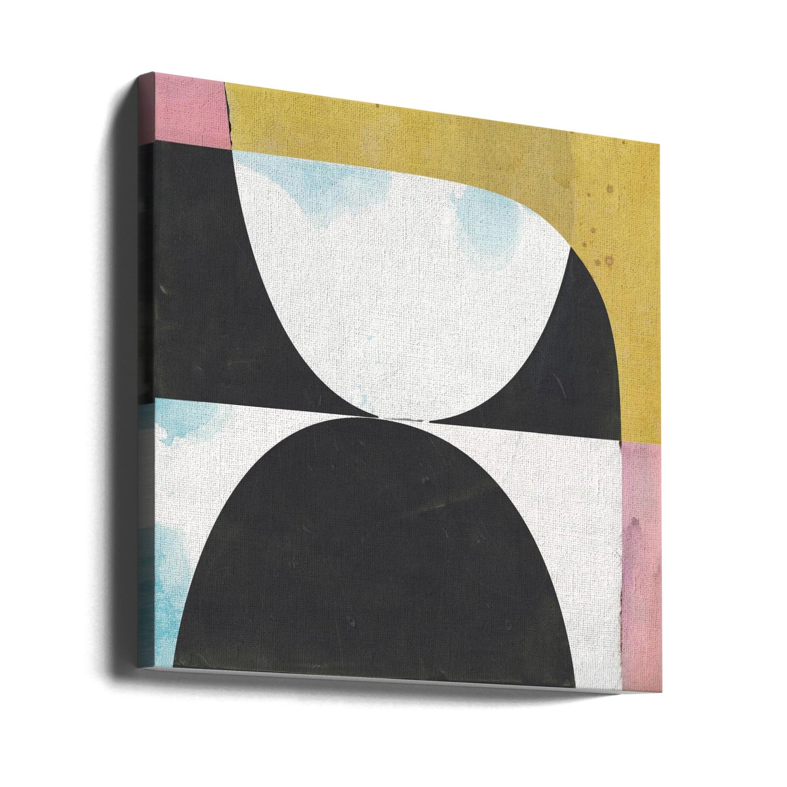 Touching - Square Stretched Canvas, Poster or Fine Art Print I Heart Wall Art