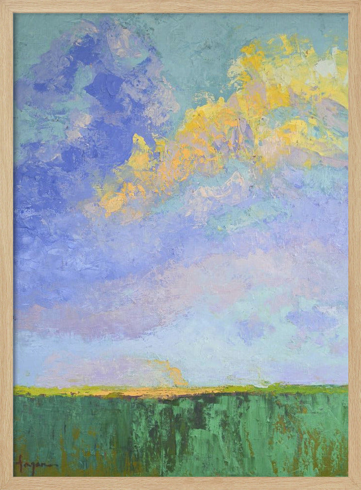 Df1902touchingthesky - Stretched Canvas, Poster or Fine Art Print I Heart Wall Art