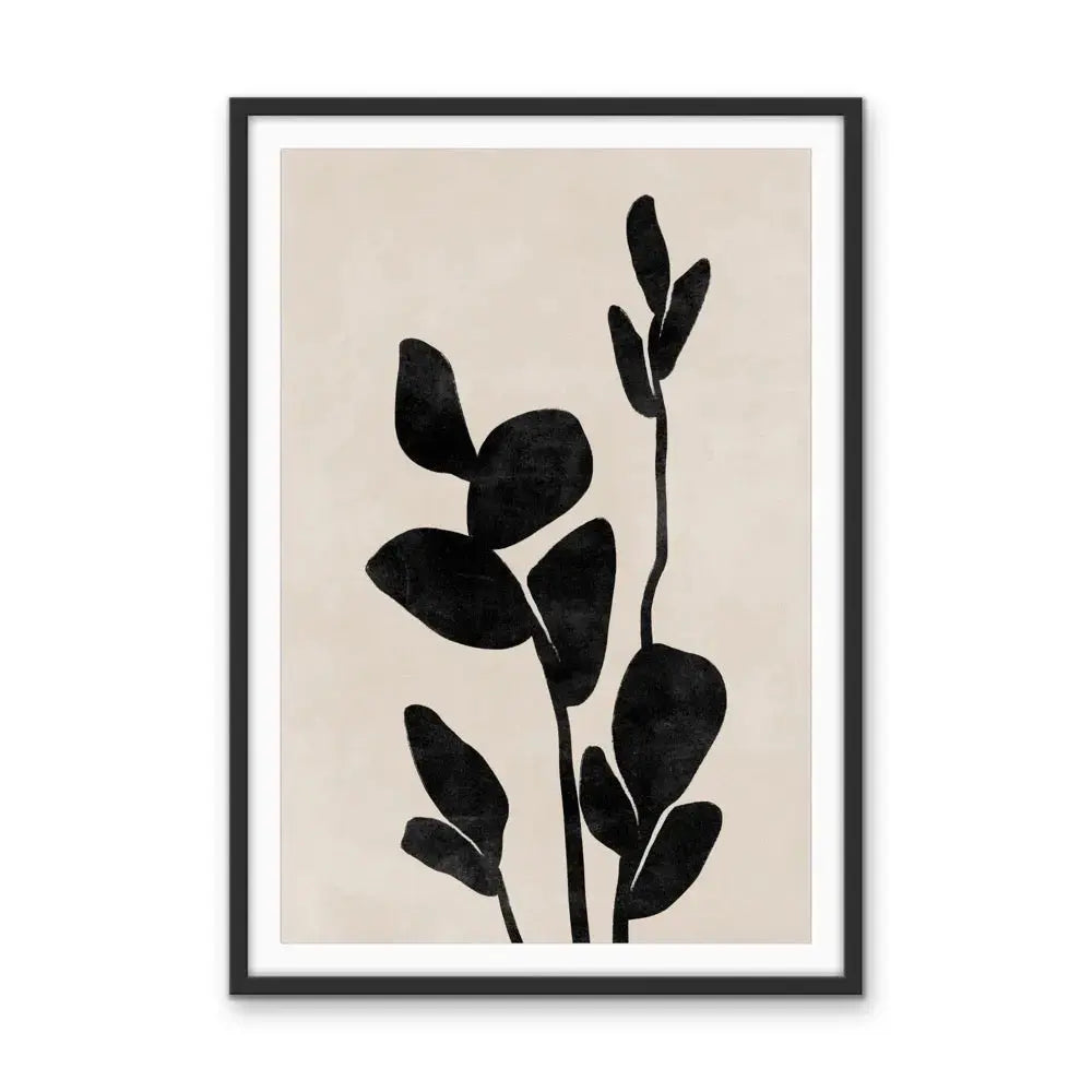 Toward The Light-  Black and White Contemporary Geometric Shape Artwork Collection - Ola Collection - I Heart Wall Art