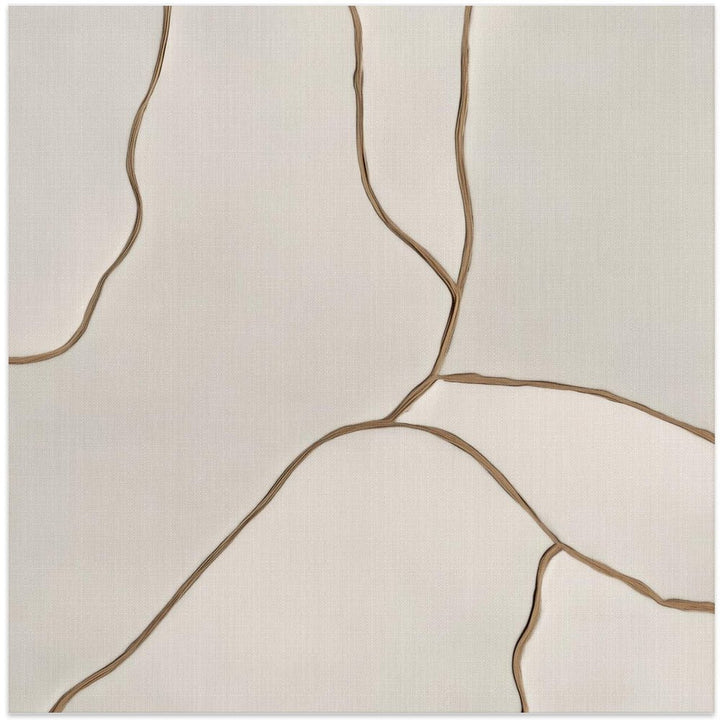 Trace I - Square Stretched Canvas, Poster or Fine Art Print - I Heart Wall Art - Poster Print, Canvas Print or Framed Art Print