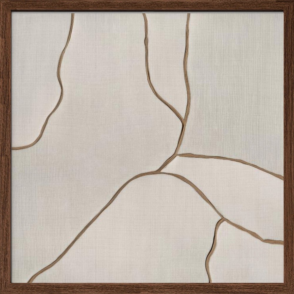 Trace I - Square Stretched Canvas, Poster or Fine Art Print - I Heart Wall Art - Poster Print, Canvas Print or Framed Art Print