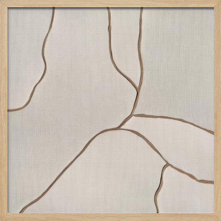 Trace I - Square Stretched Canvas, Poster or Fine Art Print - I Heart Wall Art - Poster Print, Canvas Print or Framed Art Print