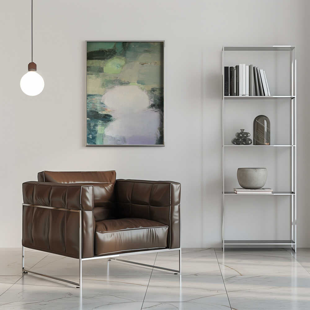 Tranquil Abstract Landscape - Stretched Canvas Poster or Fine Art Print