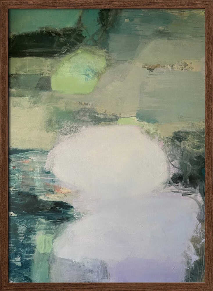 Tranquil Abstract Landscape - Stretched Canvas Poster or Fine Art Print