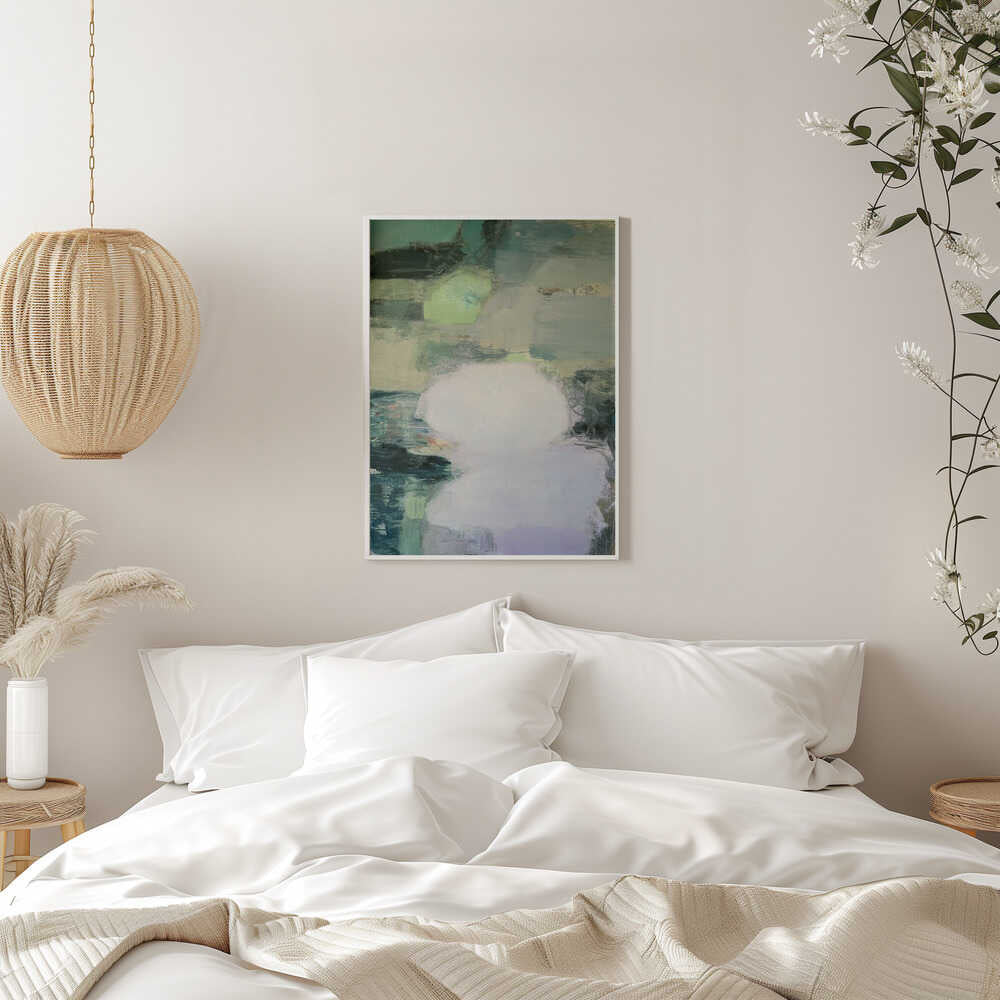 Tranquil Abstract Landscape - Stretched Canvas Poster or Fine Art Print