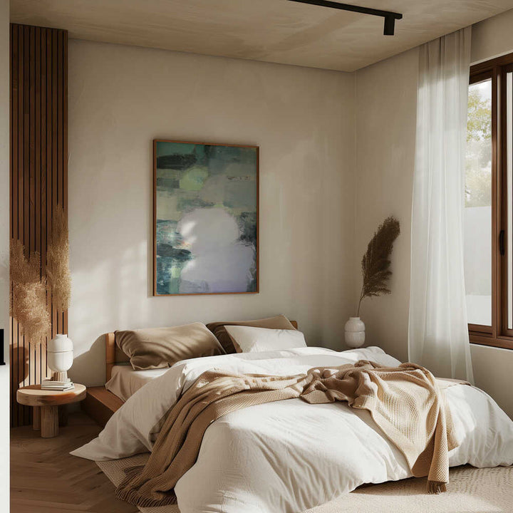 Tranquil Abstract Landscape - Stretched Canvas Poster or Fine Art Print