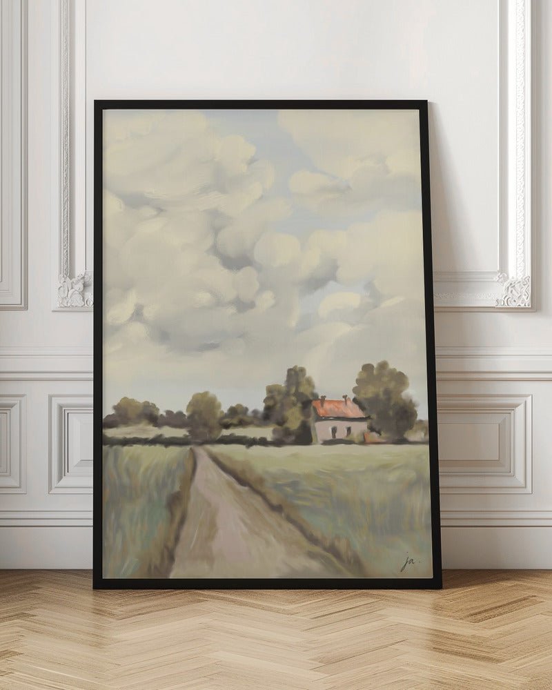 Tranquil Countryside - Stretched Canvas, Poster or Fine Art Print - I Heart Wall Art - Poster Print, Canvas Print or Framed Art Print