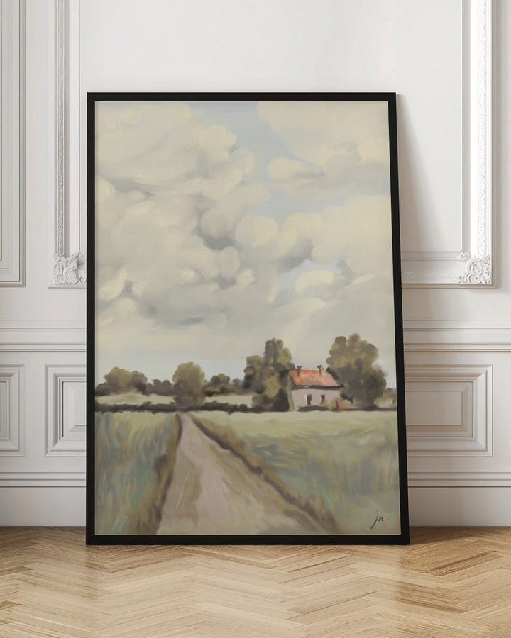 Tranquil Countryside - Stretched Canvas, Poster or Fine Art Print - I Heart Wall Art - Poster Print, Canvas Print or Framed Art Print