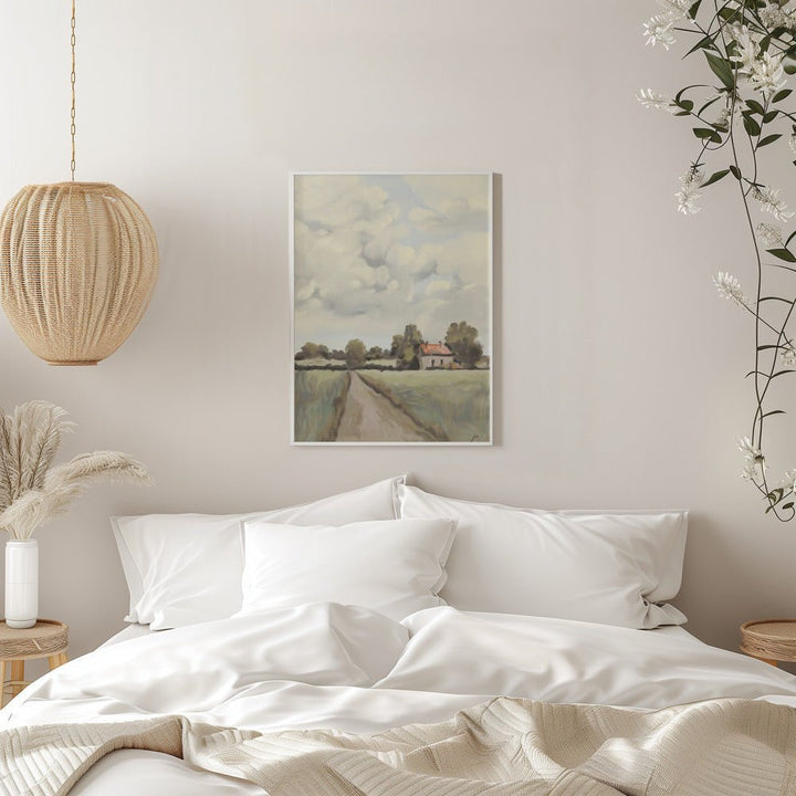Tranquil Countryside - Stretched Canvas, Poster or Fine Art Print - I Heart Wall Art - Poster Print, Canvas Print or Framed Art Print